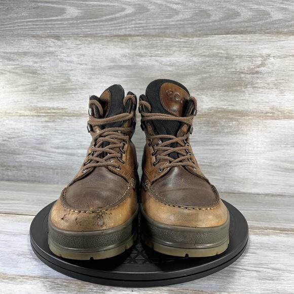 ECCO Men’s Track 25 Gore Tex Mid Waterproof Leather Hiking Boots Size 10 - Picture 3 of 11